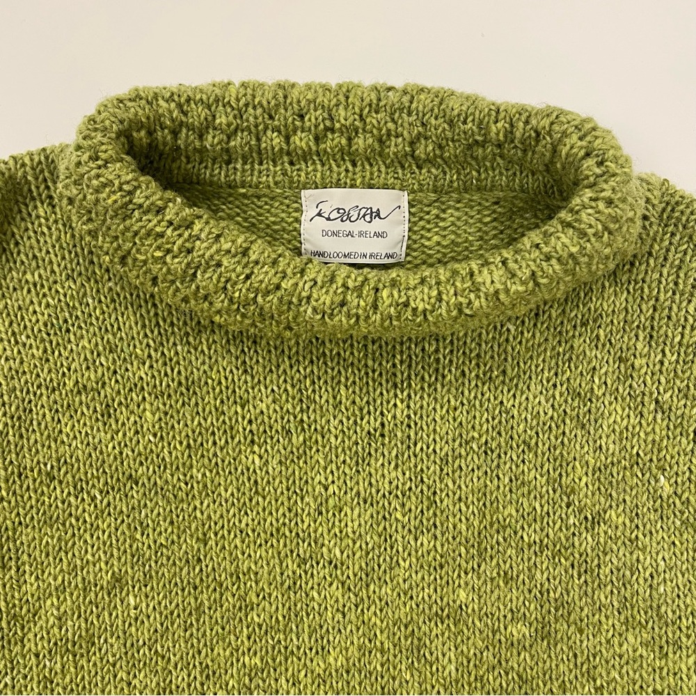 Women's Green Crew Neck Sweater from Ireland
